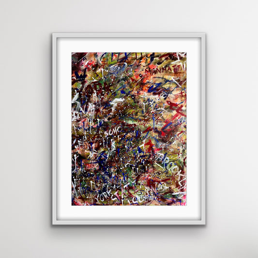 „New York" Kunstdruck auf hochwertigen Hahnemühle Papier A3 297x420 mm
